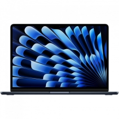 Apple MacBook Air 15" (M3, 8C CPU/10C GPU, 2024), 8 ГБ, 256 ГБ SSD, Midnight, полуночный черный, MRYU3